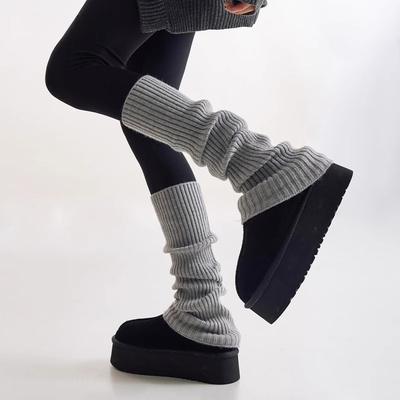 春秋季加厚保暖辣妹百搭小腿袜套