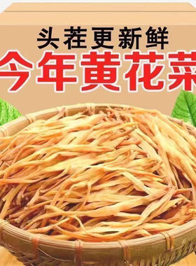黄花菜干货500g新货采摘无硫金针菜火锅煲汤农家自晒土特