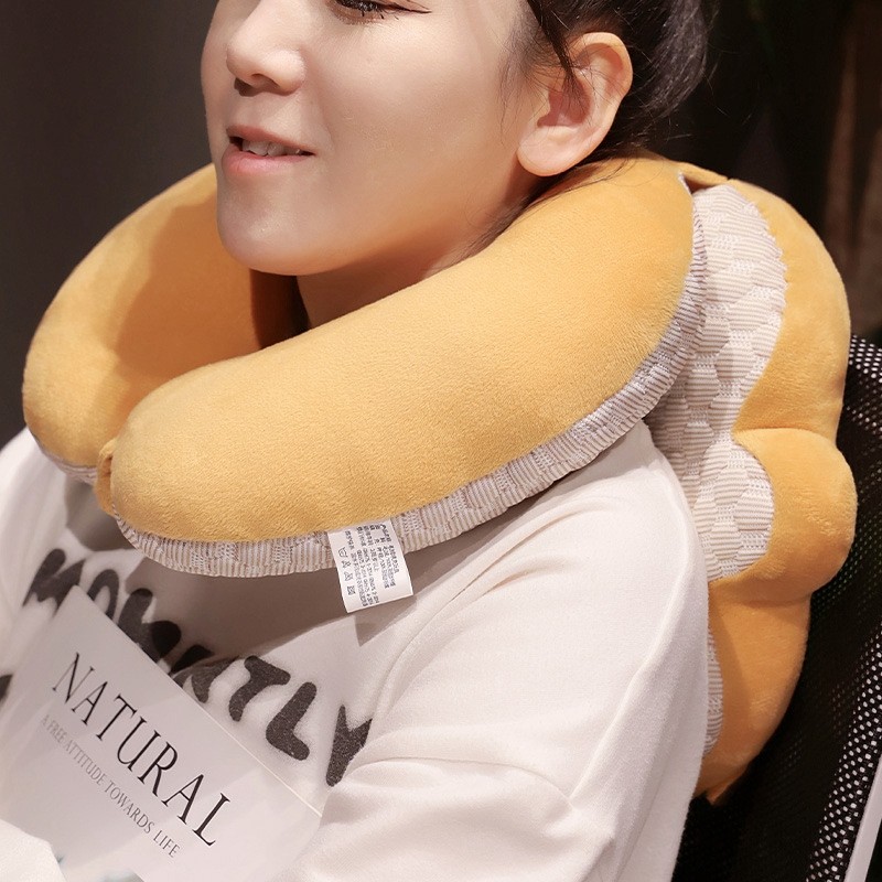 夏季卡通可爱冰丝午休枕 小学生午休枕头办公室午睡趴枕头神器批