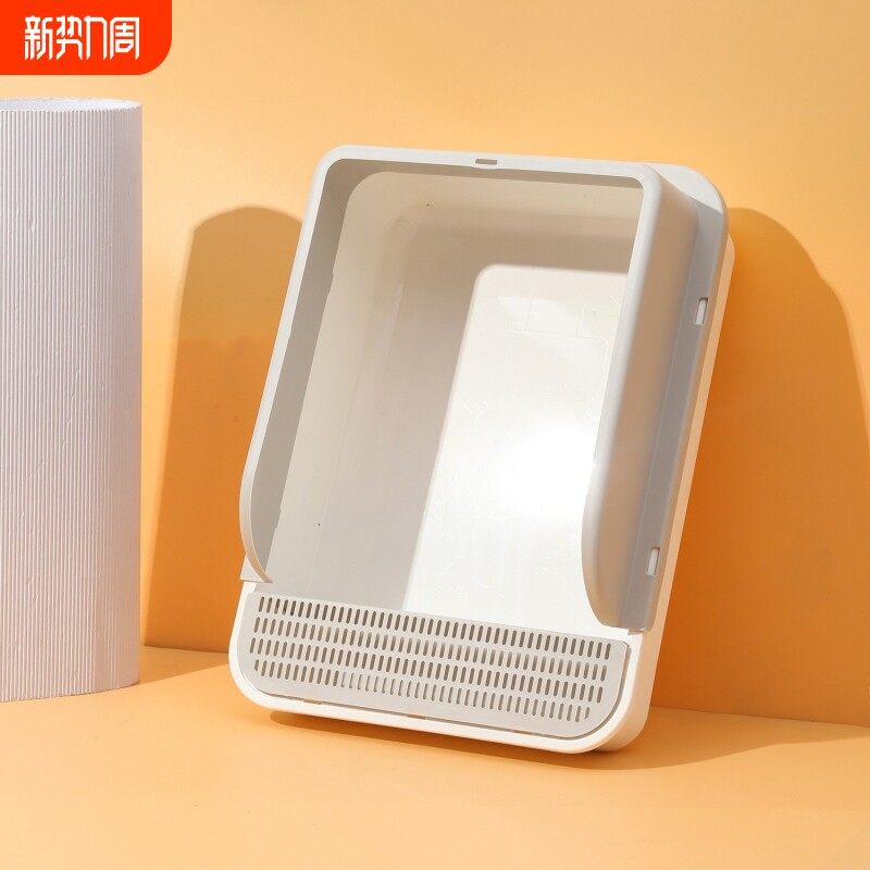 半封闭猫砂盆特大号防外溅猫厕所猫咪用品猫屎盆超大猫沙盆批发