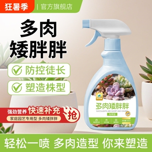 艾尚棵多肉矮胖胖小盆栽植物矮胖素矮化增色室内专用免稀释营养液