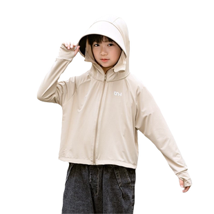 儿童防晒衣夏季新款男童女童原纱冰丝防紫外线宝宝薄款防晒服外套