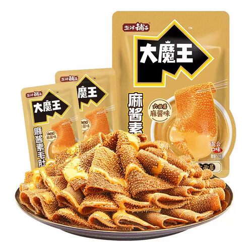 盐津铺子六必居麻酱素毛肚