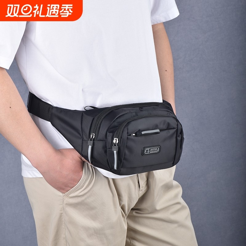 德国男士腰包多功能户外跑步手机袋大容量加厚耐磨工作运动防水收