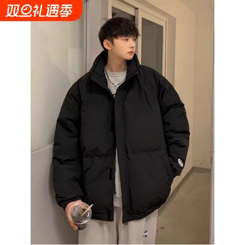 户外2025新款冬季羽绒服男士加厚保暖青少年面包服情侣冬大码潮牌