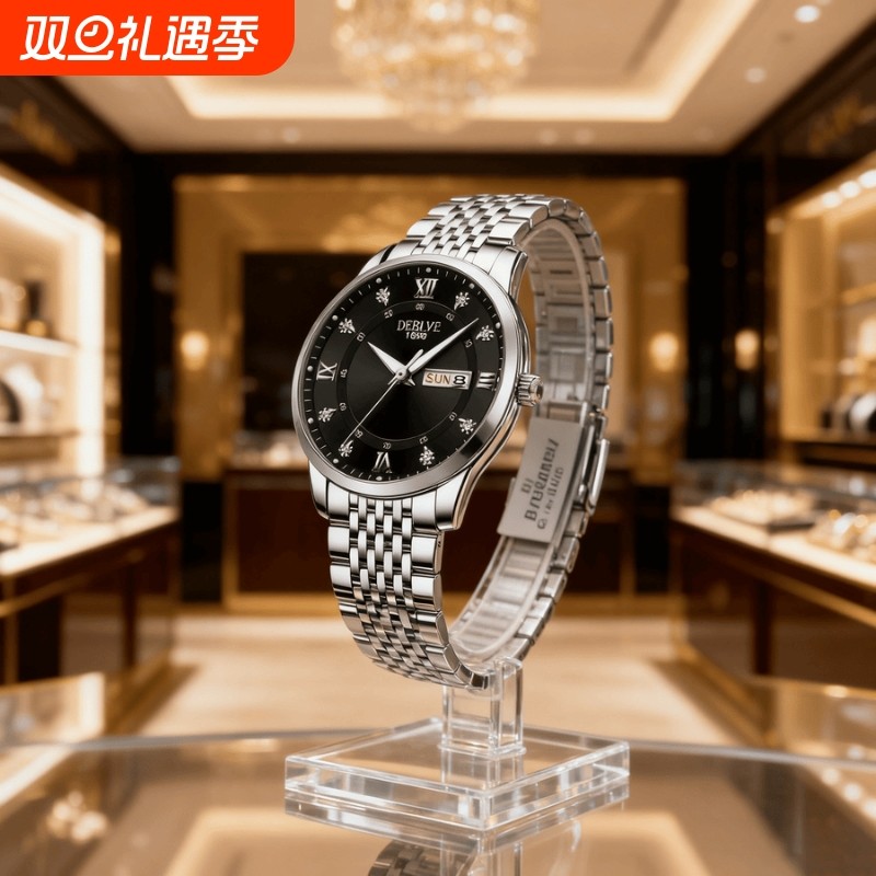 品牌正品手表男概念男士非机械表男款高级感学生运动男表潮腕表男