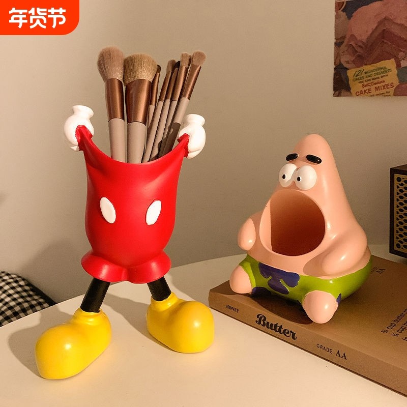 奇奇米坐姿笔筒桌面摆件可爱高颜值钢笔卡通多功能学生文具小红书,文具电教/文化用品/商务用品,笔筒,淘宝优惠券,粉丝福利购,淘宝优惠卷