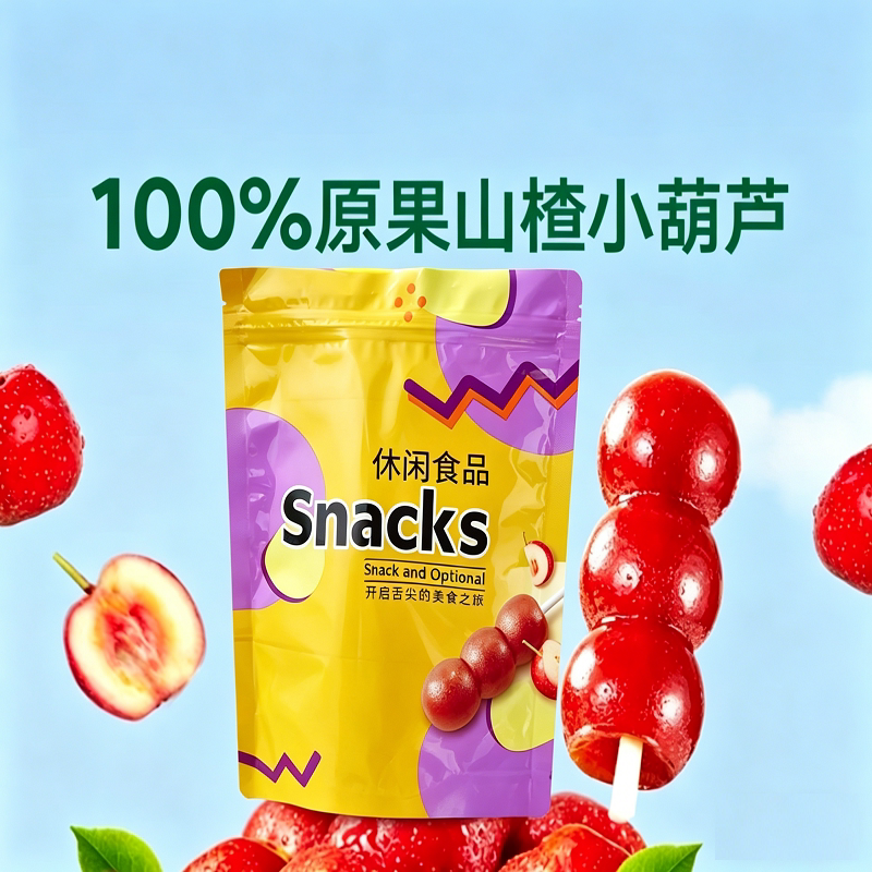 山楂小葫芦无添加儿童零食棒棒糖送宝宝婴儿食谱休闲营养有机好吃