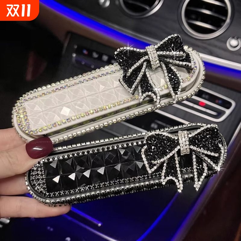 挪车电话牌车载电话号码牌移车牌镶钻网红汽车临时停车牌女