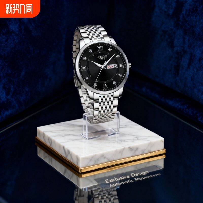 全自动名牌手表男士非机械表学生潮流镂空全自动十大防水男款正品