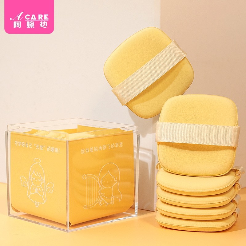 粉扑/饼干A1pl000-易上手同款双面粉底扑黄油气垫干湿两用粉