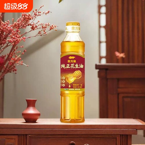 金龙鱼纯正花生油400ml