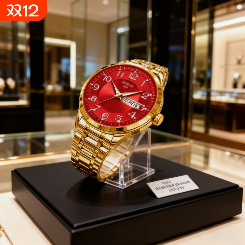 瑞士同款青少年初高中学生手表男款简约潮流全自动机械防水石英表