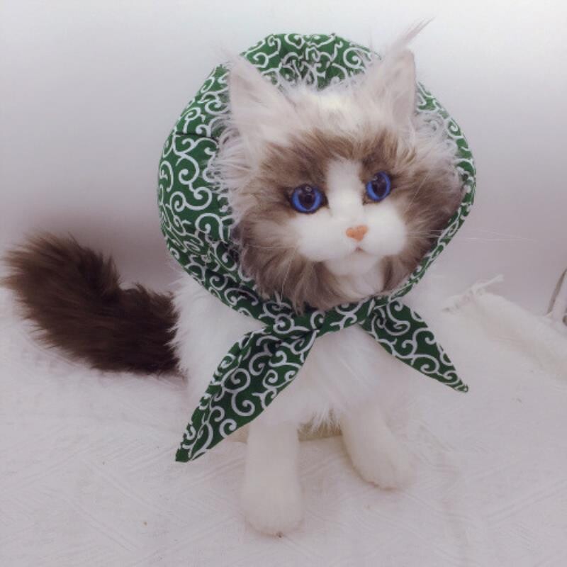 柴犬离家出走小包袱猫咪狗狗专用睡觉装饰围脖饰品兜可爱宠物枕头