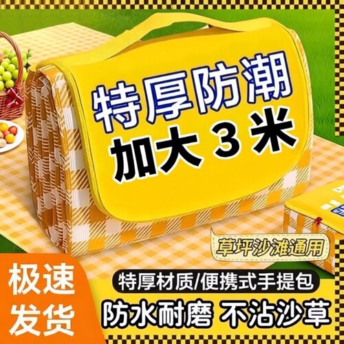 野餐垫防潮加厚便携户外露营地垫