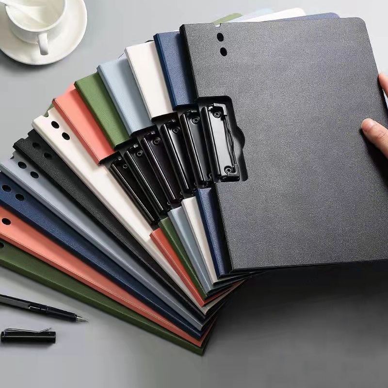 秘书夹横式竖式资料收纳板夹力强