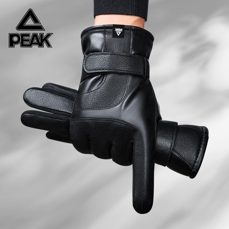 匹克冬季皮手套男保暖防寒冬天骑行摩托车加绒加厚防风可触屏手套,运动包/户外包/配件,手套,淘宝优惠券,粉丝福利购,淘宝优惠卷