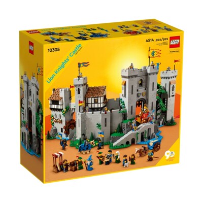 LEGO/乐高10305雄狮骑士的城堡 男女孩益智积木粉丝收藏生日礼物