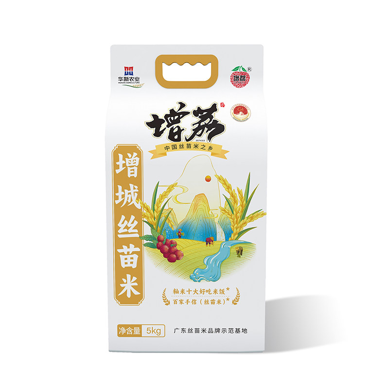 增荔增城丝苗米5kg（国家地标）增城特产南方籼米大米10斤