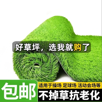 仿真草坪地毯人工假草皮户外铺垫人造草坪塑料草地垫子地面阳台
