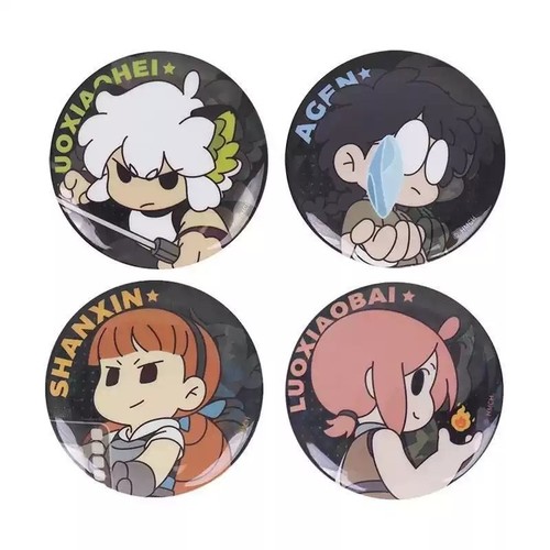 新款罗小嘿战纪2众生之门马口铁战记徽章58动漫周边吧唧卡通挂件