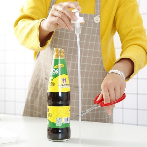 蚝油瓶压嘴泵头油壶嘴耗油按压嘴挤压器家用按压式耗油瓶多规格起