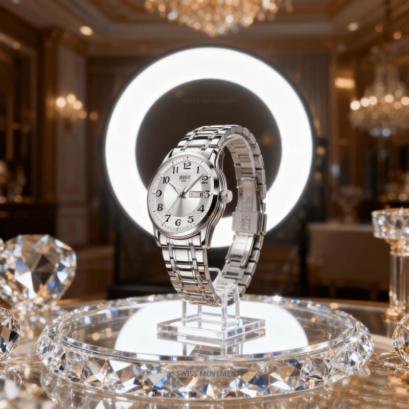 瑞士同款青少年初高中学生手表男款简约潮流全自动机械防水石英表