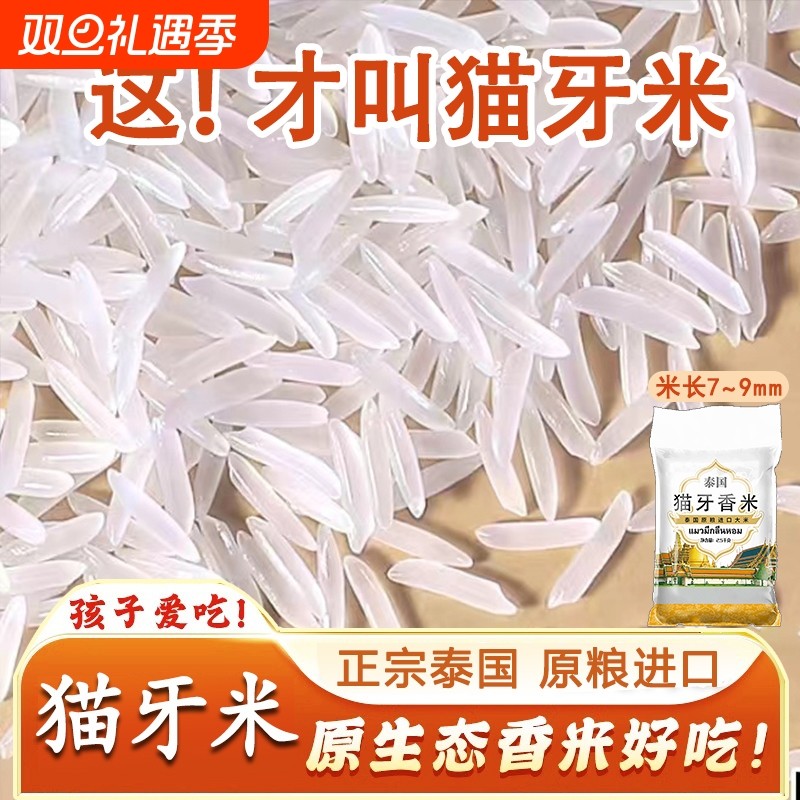 正宗泰国米长粒香猫牙米