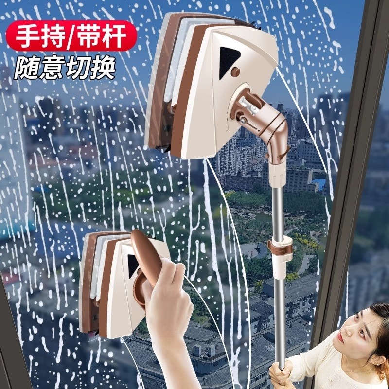 擦玻璃神器家用高层窗外擦窗双面双层清洗窗户搽家政专用玻璃擦