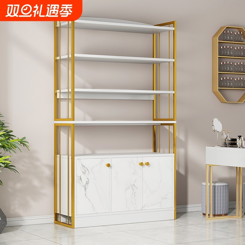 化妆品展示柜理发店置物架货架美容院产品陈列柜展柜展示架柜子