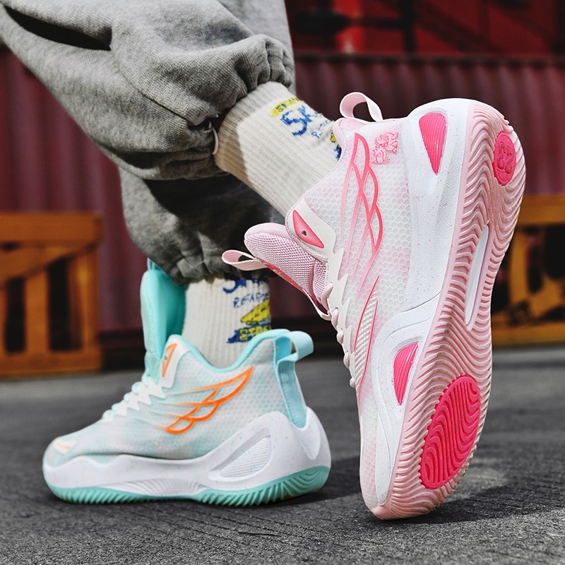 摩擦球鞋男篮球秋冬透气运动休闲鞋子男潮鞋鸳鸯男款防滑耐磨减震