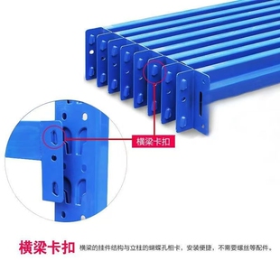 配件-货架横梁轻型/中型自由组合增加单层配件置物架加层多层快递