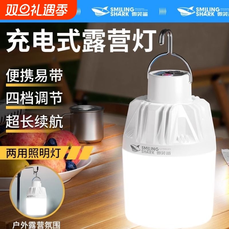 户外露营灯超长续航帐篷营地天幕氛围挂灯野营应急便携充电照明灯