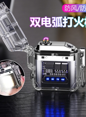 2025新款充电打火机双电弧脉冲黑科技库洛米玉桂狗可爱发光高颜值
