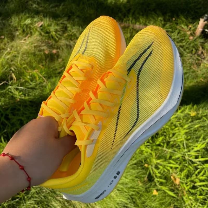 飞电4C新款碳板跑鞋回弹超轻透气学生减震竞速专业体育竞速运动鞋