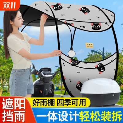 新款防风雨电动摩托车