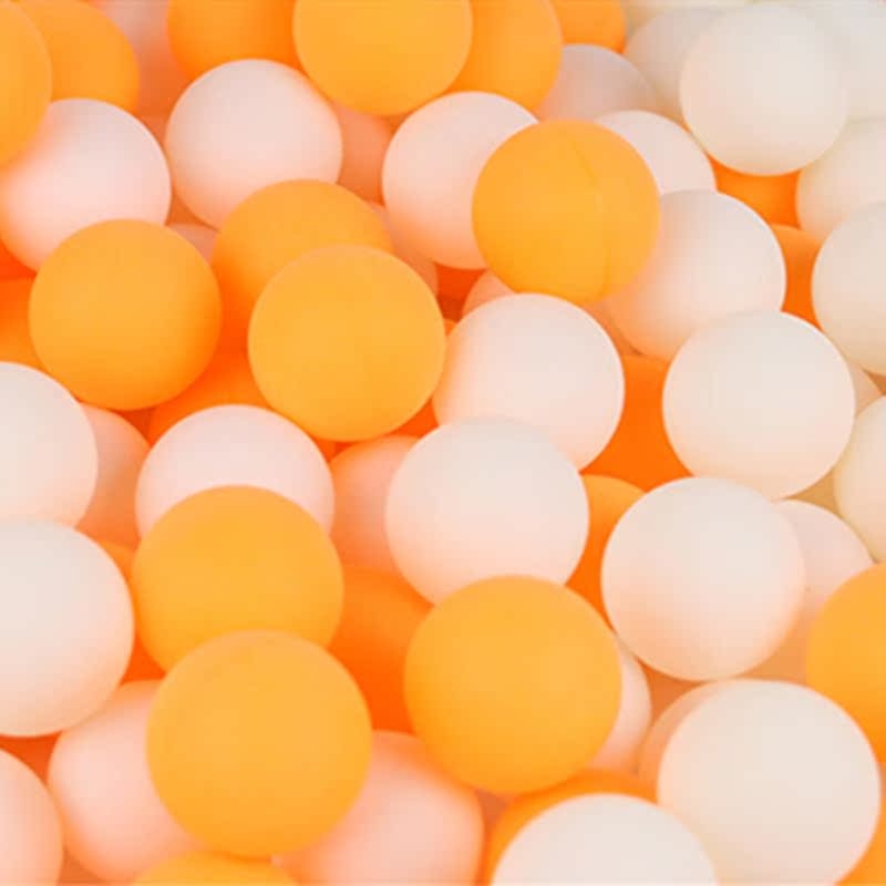 无字无缝摸奖乒乓球活动游戏娱乐乒乓球黄白色喷球机用球抽奖道具
