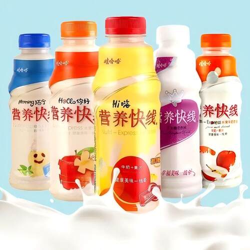 联名娃哈哈大瓶装速食营养快线