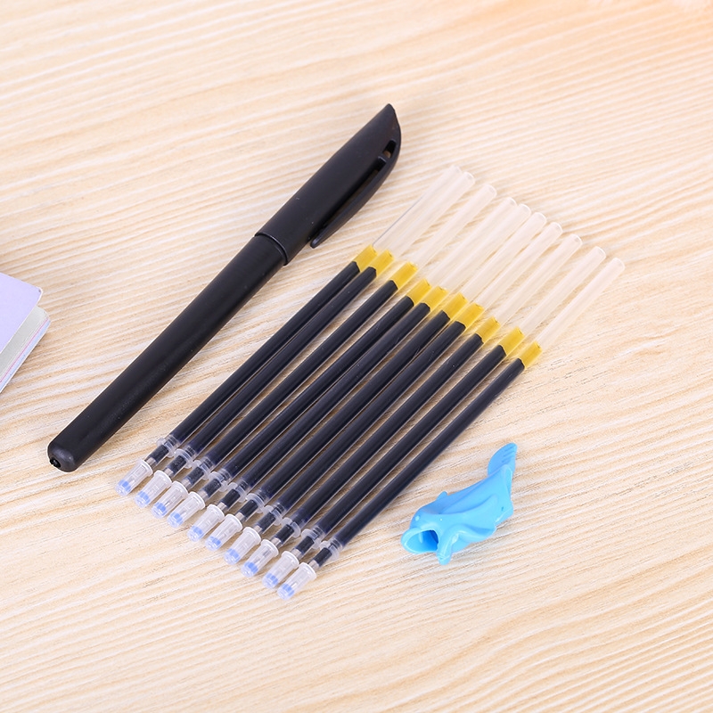 凹槽练字帖专用消失笔芯练字笔芯自动褪色子弹头蓝色练字笔成人儿童魔幻消除