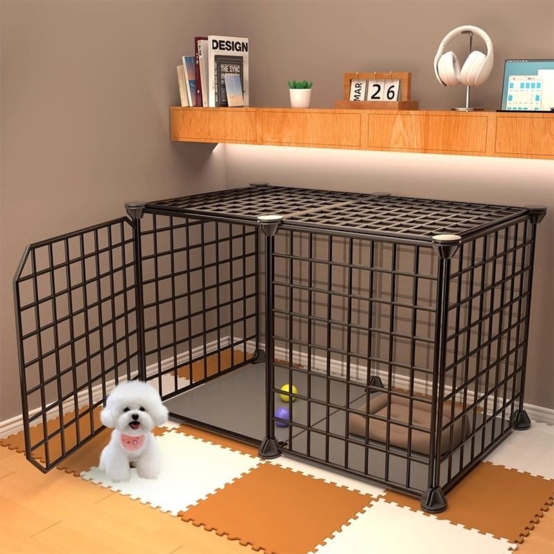 狗笼子中小型犬专用室内家用泰迪比熊狗窝带厕所一体宠物笼狗围栏