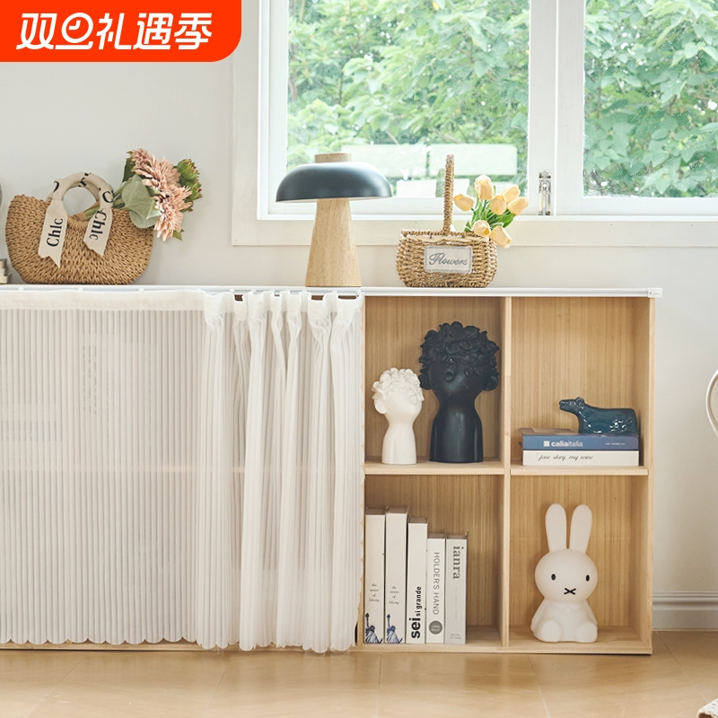 防尘粘贴衣柜帘白纱|超1万次加购