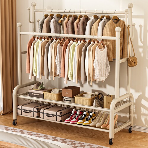 卧室落地家用晾衣架稳固承重