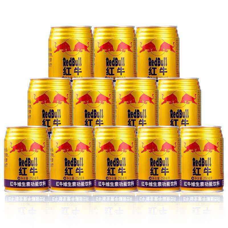 红牛维生功能饮料补充健身运动营养250ml*24罐非原箱发货介意慎拍图片