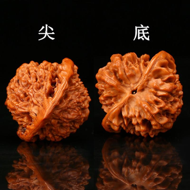 文玩抛光机刷款王勇麒麟纹官帽把玩手玩包浆狮子头大核桃野生精品