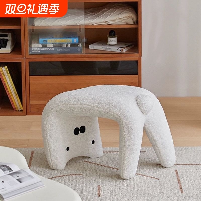 小猫凳子网红梳妆椅子液体猫化妆凳子门口玄关穿鞋凳衣帽间换鞋凳