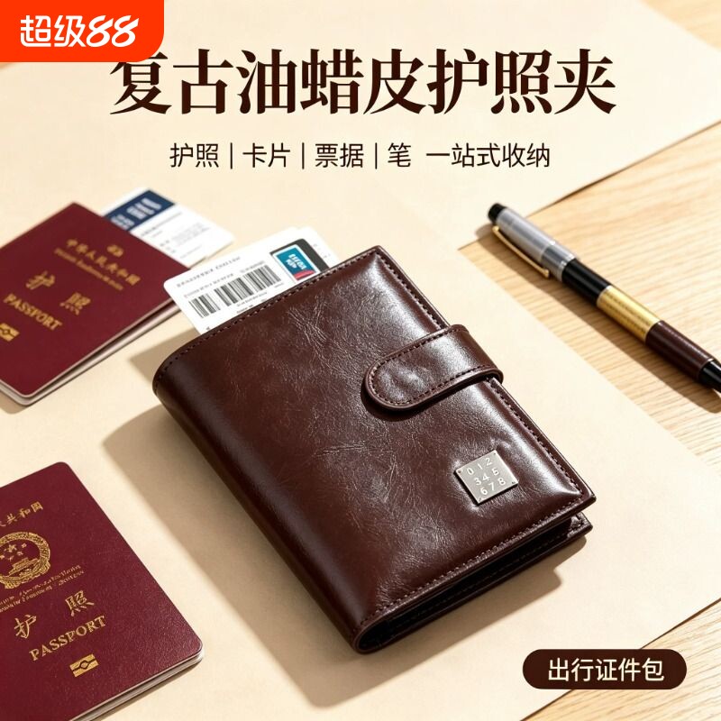多功能护照夹卡包钱包证件收纳包图片