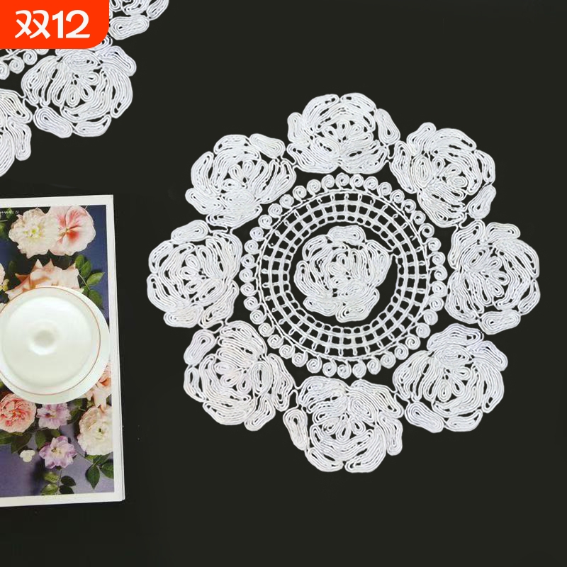 刺绣餐垫台面隔热垫防烫耐高温