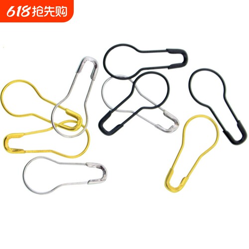葫芦别针服装吊牌挂件扣针安全小号标签锁针黑色金属胸针固定衣服