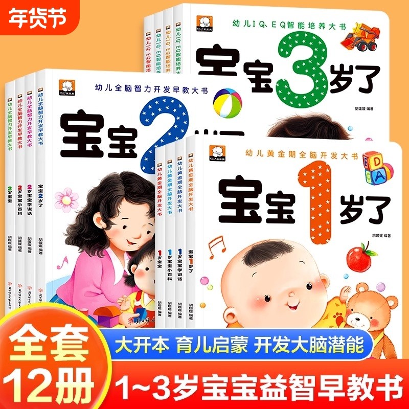 宝宝学说话绘本书籍读物1岁4册婴儿半到0-2-3岁幼儿看的书启蒙早教书本小婴孩学说话看图认知亲子儿童故事书语言益智育儿小百科,书籍/杂志/报纸,启蒙认知书/黑白卡/识字卡,淘宝优惠券,粉丝福利购,淘宝优惠卷