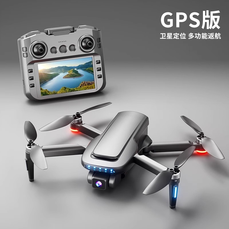 大汉疆域液晶屏控GPS专业航拍高清8K无人机避障遥控飞机儿童礼物